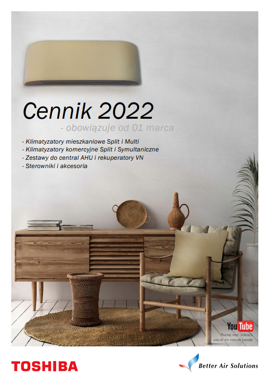 Nowy cennik TOSHIBA już dostępny!